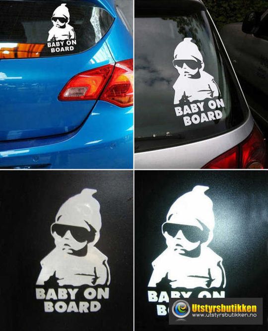 Hovedbilde Baby On Board klistremerke