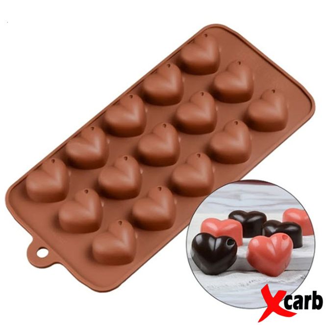 Hovedbilde Silikonform Konfekt Hjerter - SilikoLove